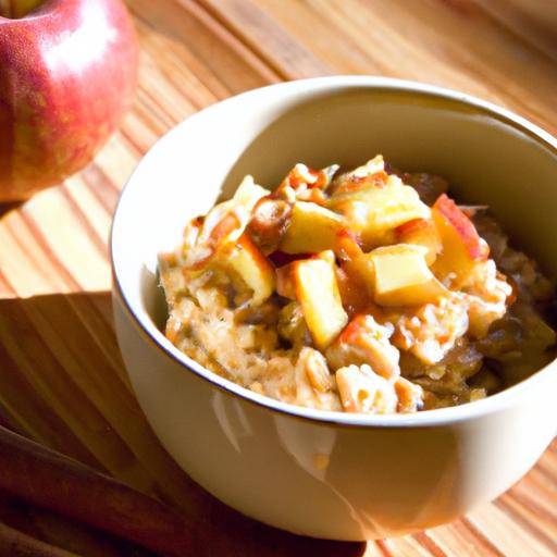 Warm ⁢Up Your Mornings with Apple ​Cinnamon Oatmeal Delight