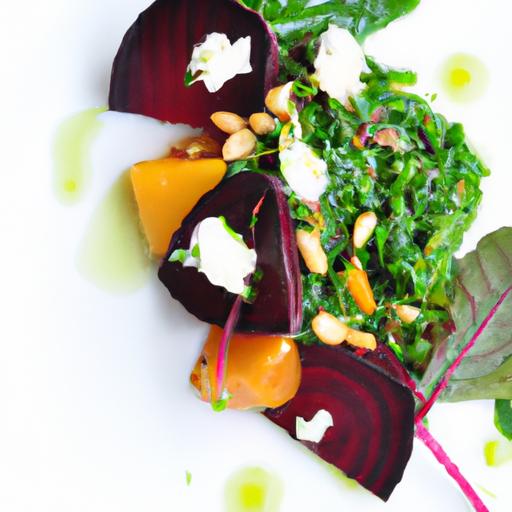 Bright Bites: Roasted Beet & Goat‌ Cheese Salad Delight
