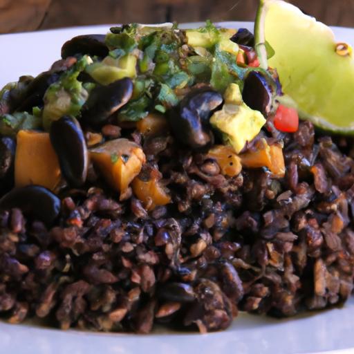 nutritious​ Brown Rice & ‌Black Beans with Zesty Salsa ‌Twist
