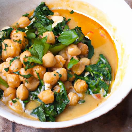 A Flavorful Journey: Chickpea & Spinach Curry Uncovered