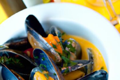 Fiery Coconut Curry Mussels: A Taste of Tropical Heat