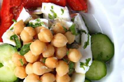 Refresh Your Plate: Chickpea & Cucumber Salad with Feta