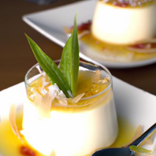 Velvety Coconut Panna Cotta: A Tropical Dessert delight