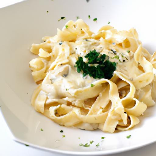 Indulge in Classic Creamy Fettuccine Alfredo Delight