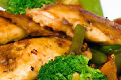 Savor Garlic Butter Chicken & Veggies: A Flavorful Feast