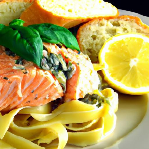 Zesty Lemon Pepper Salmon Spaghetti: A Flavorful Twist