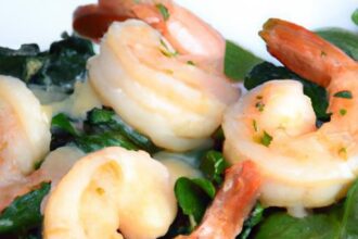 Savor Garlic Butter Shrimp with Spinach: A Flavorful Feast