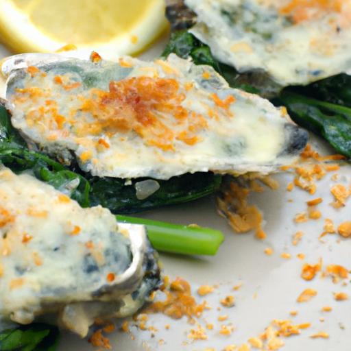Savory Baked Oysters with Spinach and Melty Cheese Delight