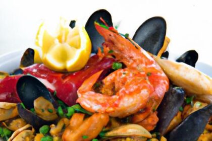 Savor Northwest Flavors: Campfire Seafood Paella Delight