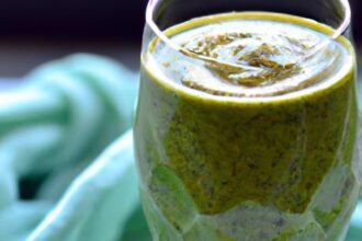 Energize Your Day with a Refreshing Low-Carb Green Smoothie