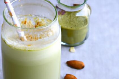 Energize Your Mornings with Almond Milk Matcha Latte Magic