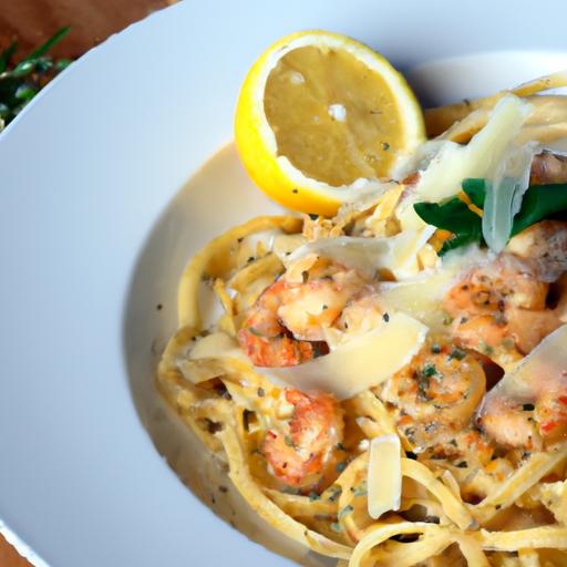 Zesty ⁢Shrimp Parmesan Pasta: A Lemon Garlic Delight Recipe