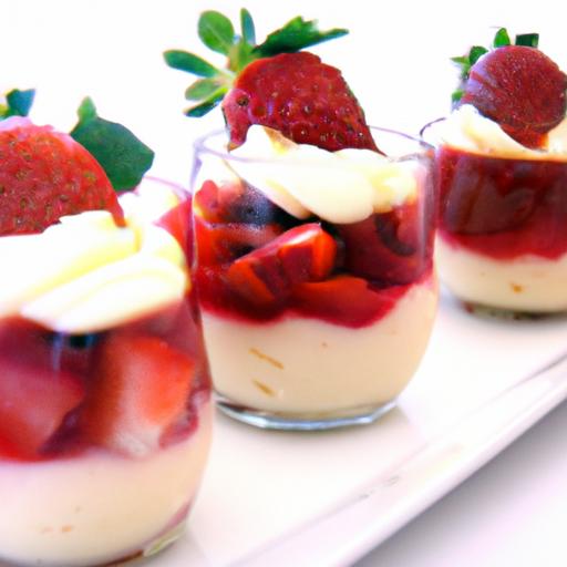 Delightful No-Bake Strawberry Cream Cups: Easy & Elegant Treats