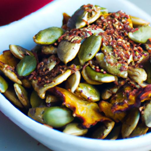 Crunchy Roasted Pumpkin Seeds with Smoky Paprika Twist