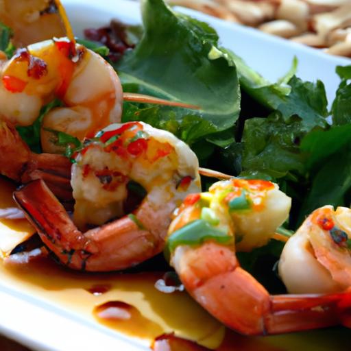 Savor the Flavor: perfect Grilled Garlic Butter Shrimp skewers