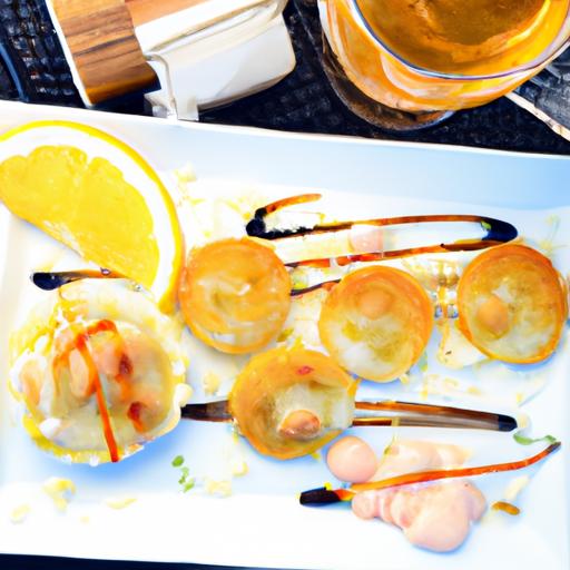 Crispy Air Fryer Lemon Garlic butter Scallops Delight