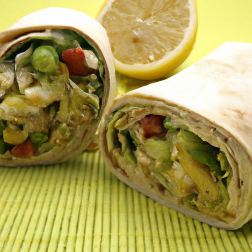 Wholesome‍ Hummus &​ Veggie Wrap: A Flavorful Whole Wheat ⁤Treat
