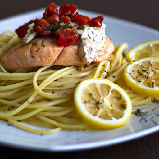 Zesty Lemon⁢ Pepper Salmon Spaghetti: ⁣A Flavorful Twist
