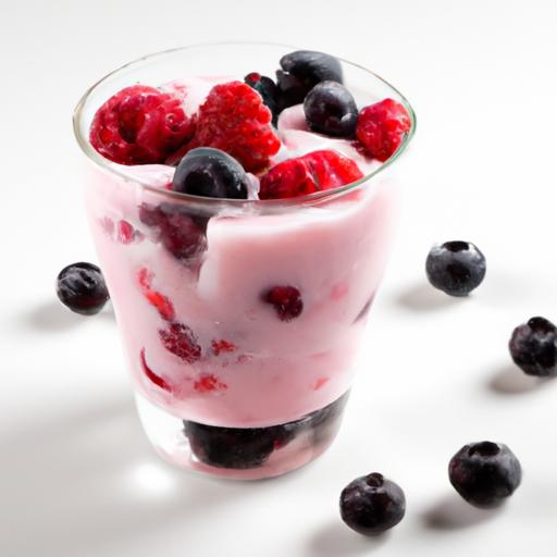 Berry & Greek Yogurt ⁣Smoothie: Naturally Sweet & Sugar-Free