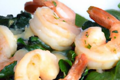 Savor Garlic Butter Shrimp with Spinach: A Flavorful Feast