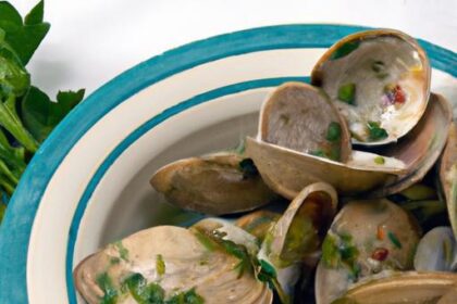 Savor Steamed Clams: Garlic & Parsley Delight Unveiled
