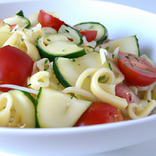 Fresh and Flavorful: Cucumber Tomato Pasta Salad Recipe