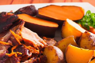 Smoky BBQ Pulled Pork with Sweet Potatoes: A Flavorful Feast