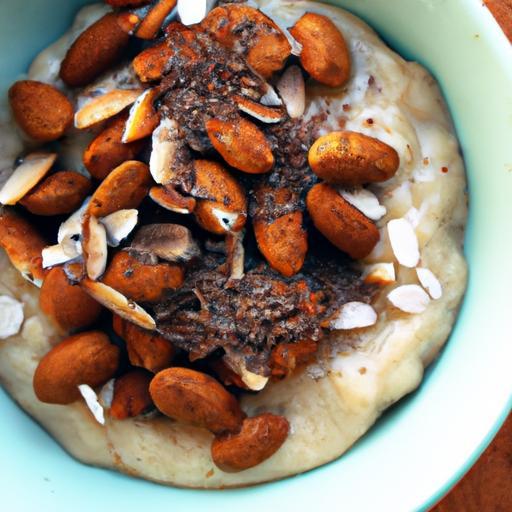 Power Breakfast: Almond Butter & Flaxseed Protein Porridge