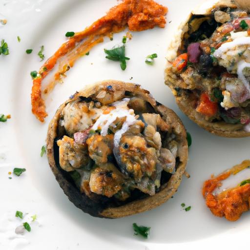 Savory Crab-Stuffed mushrooms: A Flavorful Seafood Delight