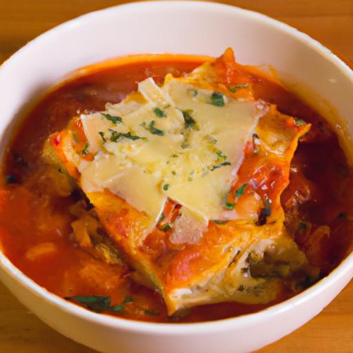 Layered Comfort in a Bowl: The Magic of Lasagna Soup