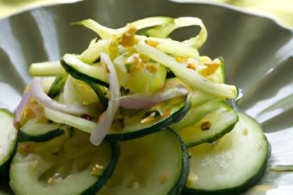 Zesty Spicy Asian Cucumber Salad: A Refreshing Kick