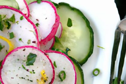 Refreshing Cucumber and Radish Salad: A Crisp Taste Guide