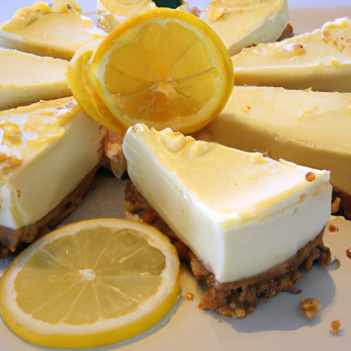 Zesty Delight: Easy 5-Ingredient Lemon Cheesecake Bars Recipe