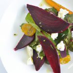 Earthy Roasted Beet & Creamy Goat Cheese Salad Delight