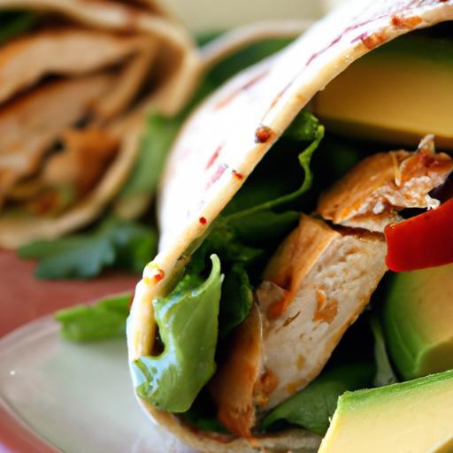 Savor the Perfect Grilled Chicken & Avocado Wrap Delight