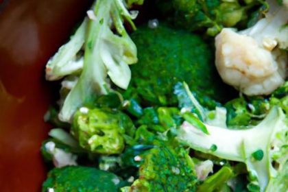 Crunchy Greens Delight: Broccoli & Cauliflower Salad Recipe