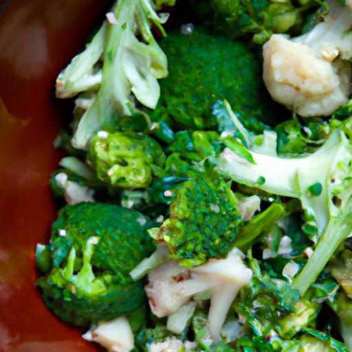 Crunchy Greens Delight: Broccoli & Cauliflower Salad Recipe