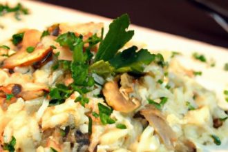 Creamy Chicken & Mushroom Risotto: A Hearty Delight