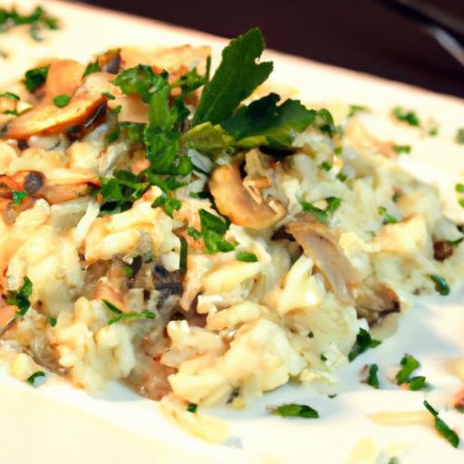 Creamy Chicken & Mushroom Risotto: A Hearty Delight