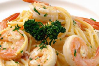 Silky Shrimp Scampi Linguini: A Creamy Seafood Delight