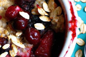 Berry Cobbler Bliss: Irresistible Oat-Topped Delight