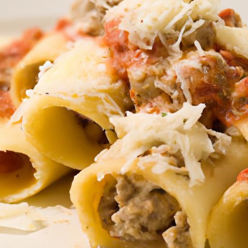 Manicotti Magic: The Art of Stuffing Italian Pasta Shells