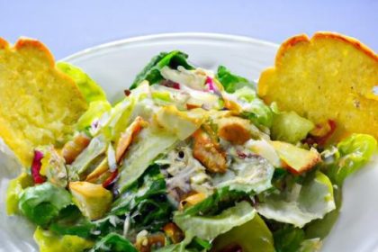 Savor the Flavor: Grilled Chicken Caesar Salad Sans Croutons