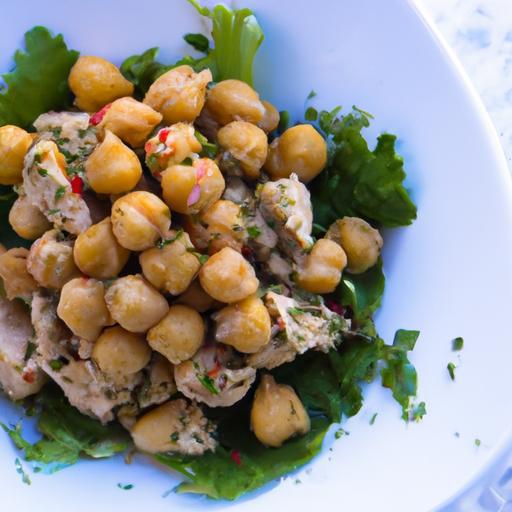 Fresh Twist: Pesto Chicken and Chickpea Salad Recipe
