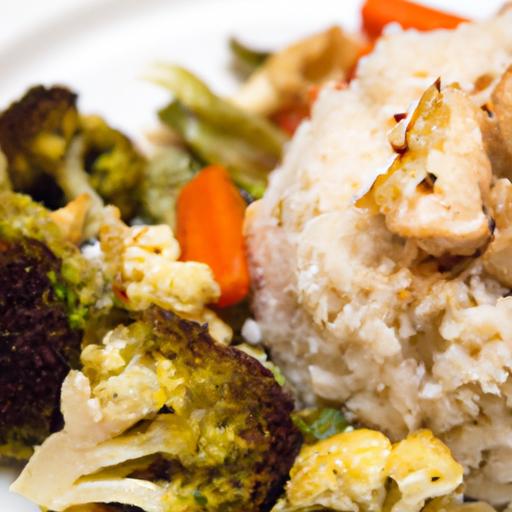 Wholesome Cauliflower Rice Stir-Fry with ⁣Savory Chicken ‌Delight