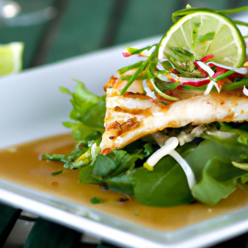 Zesty Grilled Cilantro Lime Halibut: A Fresh⁣ Flavor twist