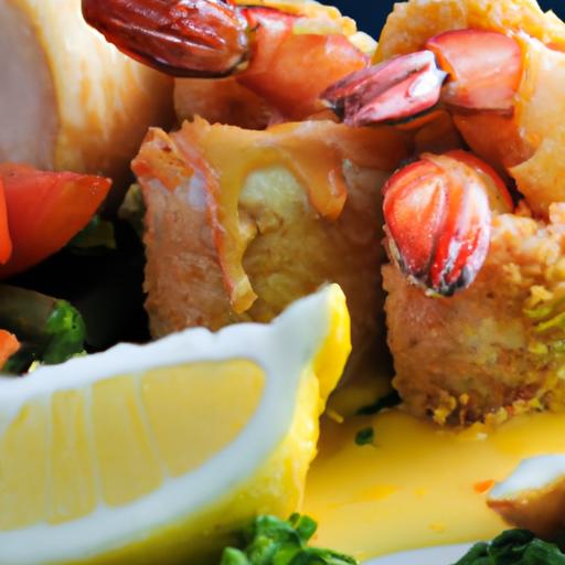 Crab-Stuffed Shrimp in Zesty Lemon Butter Delight
