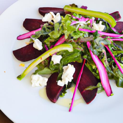 Earthy Roasted Beet​ &‍ Creamy ⁢Goat ⁢Cheese ⁢Salad Delight