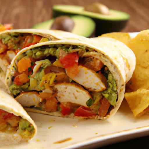 Savor the Perfect Grilled Chicken & Avocado wrap Delight