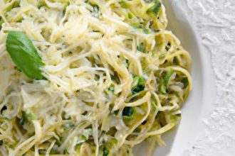 Garlic Butter Zoodles with Parmesan: A Flavorful Low-Carb Delight